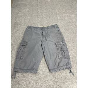 Vtg Baggy Cargo Utility Parachute Skater Grunge Y2K Unionbay Shorts Mens Sz 32